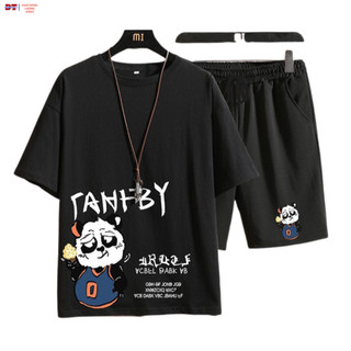 Bộ đồ thể thao in hình gấu tanby nhiều màu dành cho nam nữ chất liệu thun mè mát mẻ thoải mái k1