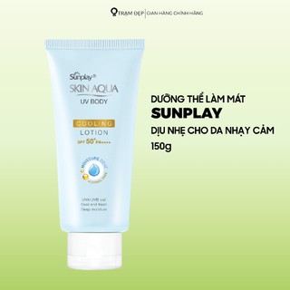 Kem Chống Nắng Dưỡng Thể Mát Lạnh Sunplay Skin Aqua UV Body Cooling Lotion SPF 50+ PA++++ 150g