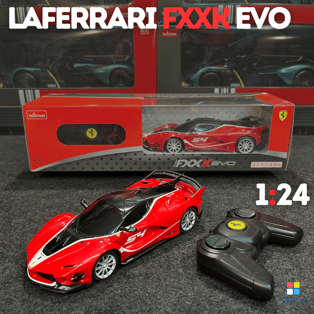 [Chính hãng] Xe Điều Khiển Từ Xa Ferrari FXXK Tỉ Lệ 1:24 - Mô hình RC Rastar - Ferrari HyperCar