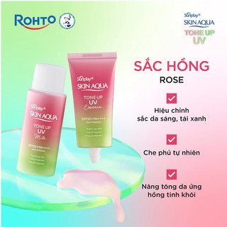 Kem Chống Nắng Nâng Tông Sunplay Skin Aqua Tone Up UV Rose SPF 50+ PA++++ 50g