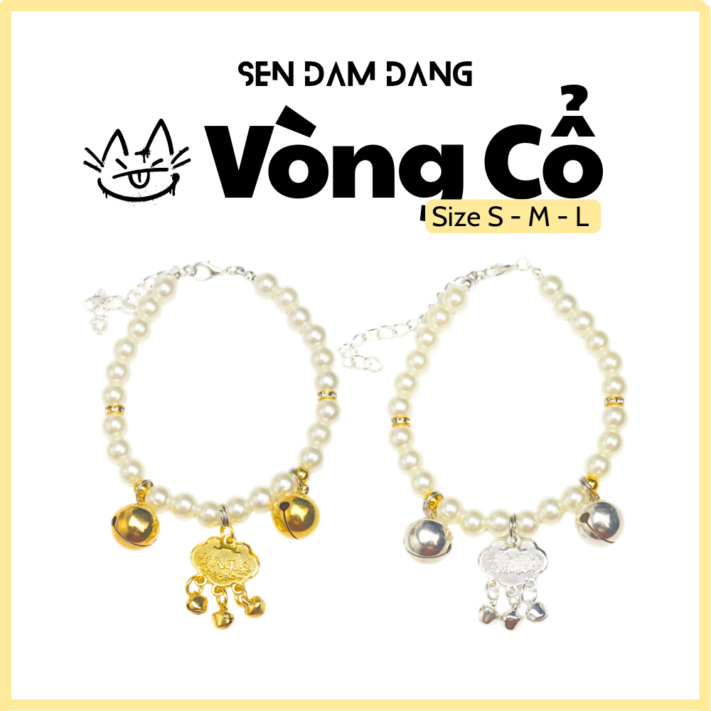 Vòng Cổ Ngọc Cho Mèo - Charm