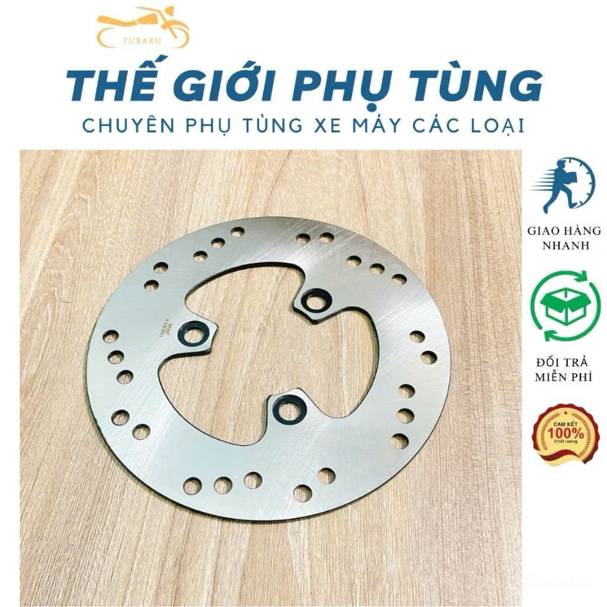 Đĩa Thắng Sau Xe Điện  KLARA, VENTO Hàng Cao Cấp