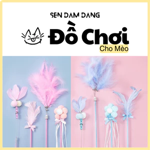 Cần Câu Đồ Chơi Cho Mèo Đuổi Bắt