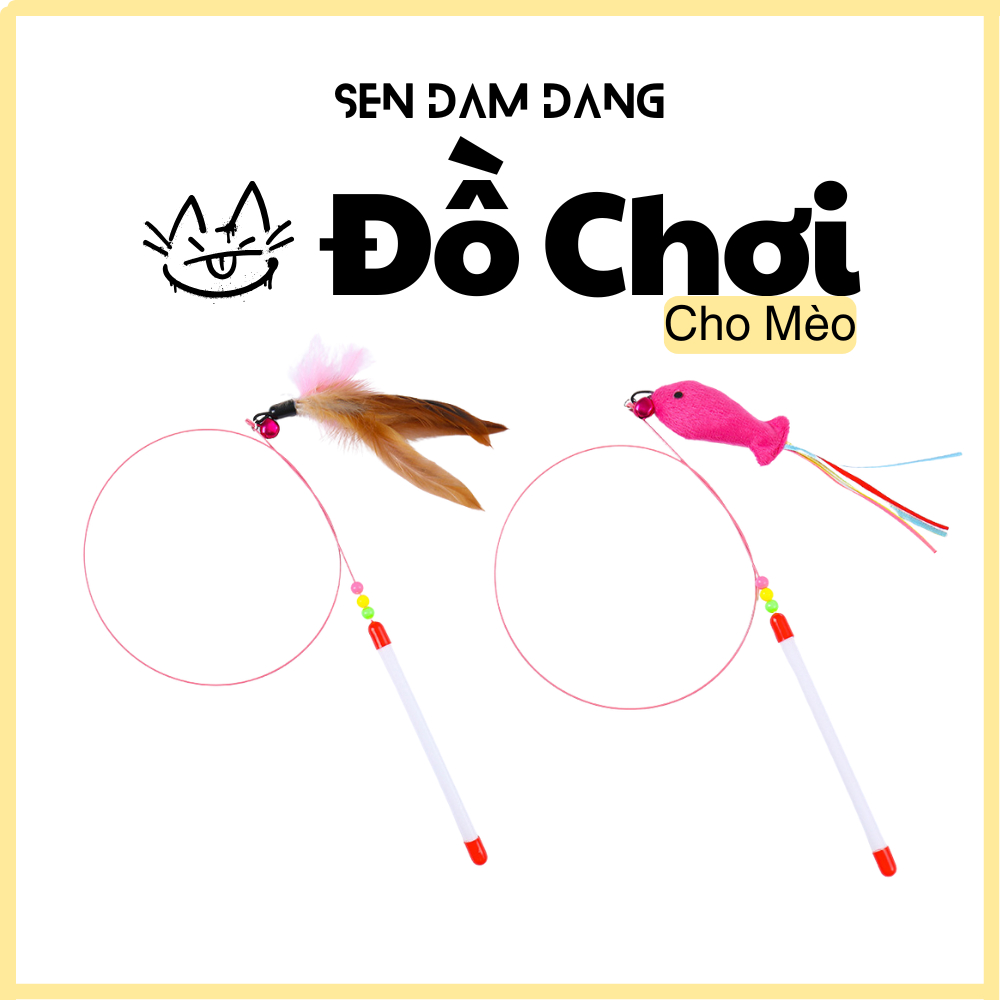 Cần Câu Đồ Chơi Cho Mèo