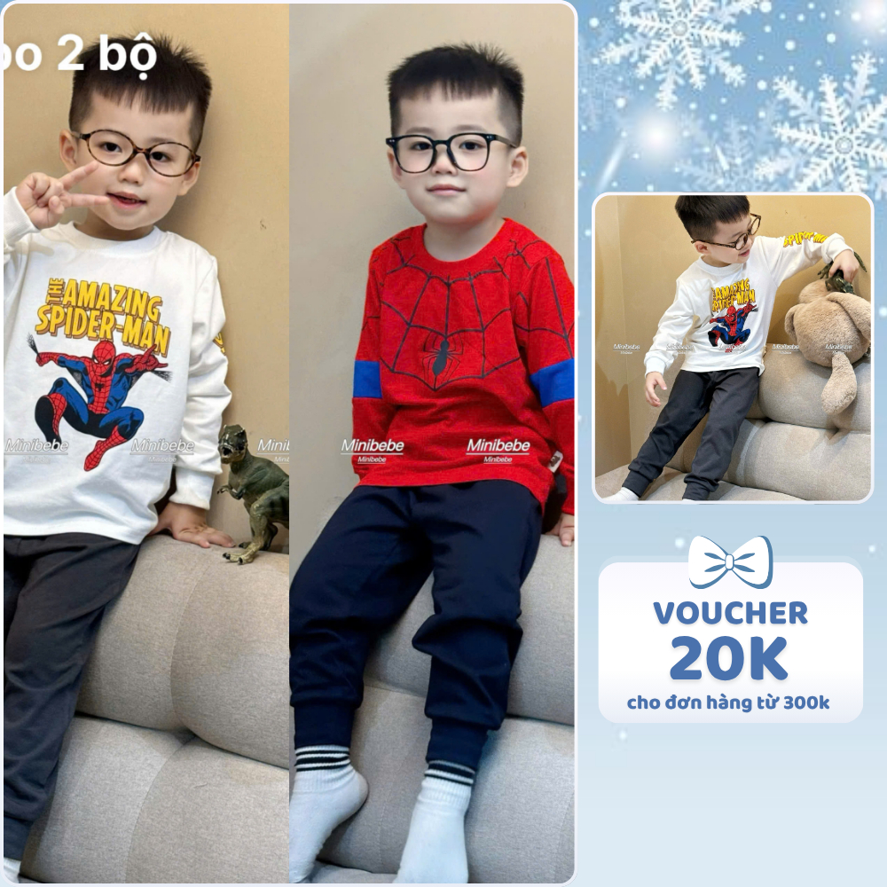 [À ƠI SHOP] B87- set 2 bộ dài nhện amazing- a100.287