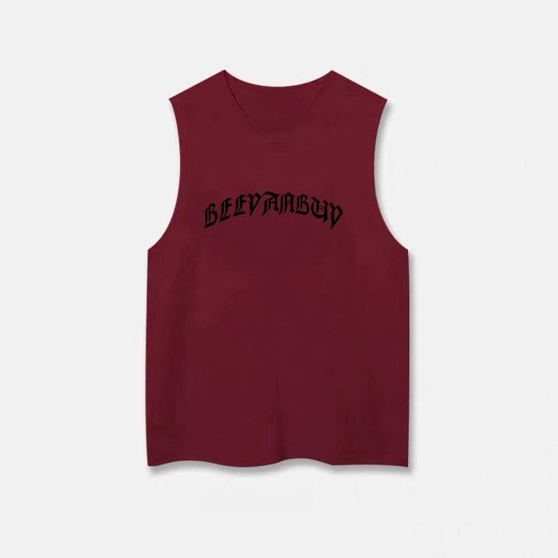 Áo thun Tanktop Cổ tròn GOTHIC STAR IN RED Localbrand ICVCVNI Unisex Cotton