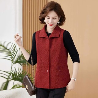 Áo Khoác Ghile Xuân Thu Cho Nữ Trung Niên AD37