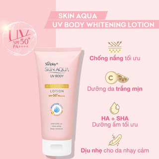 Kem Chống Nắng Dưỡng Thể Sunplay Dưỡng Sáng Mịn Da Skin Aqua UV Body SPF 50+ PA++++