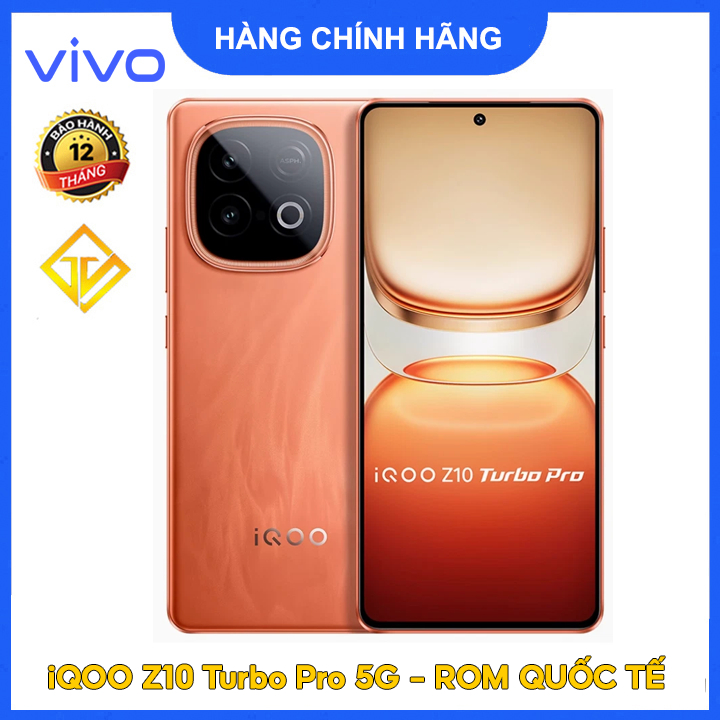 Điện thoại Vivo iQOO Z10 Turbo Pro (12GB/256GB) Snapdragon 8s Gen