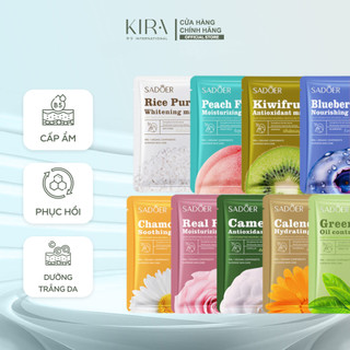Mặt nạ hoa quả cao cấp SADOER được chiết xuất từ tinh chất thiên nhiên, giúp nuôi dưỡng làn da sáng mịn