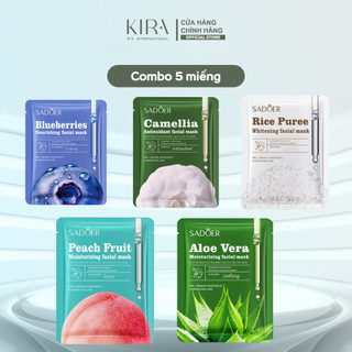 Mặt nạ hoa quả cao cấp SADOER được chiết xuất từ tinh chất thiên nhiên, giúp nuôi dưỡng làn da sáng mịn