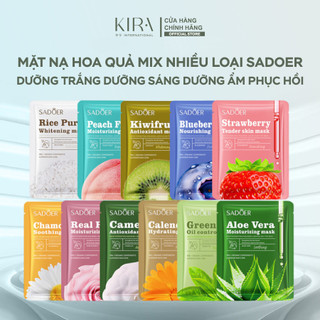 Mặt nạ hoa quả cao cấp SADOER được chiết xuất từ tinh chất thiên nhiên, giúp nuôi dưỡng làn da sáng mịn
