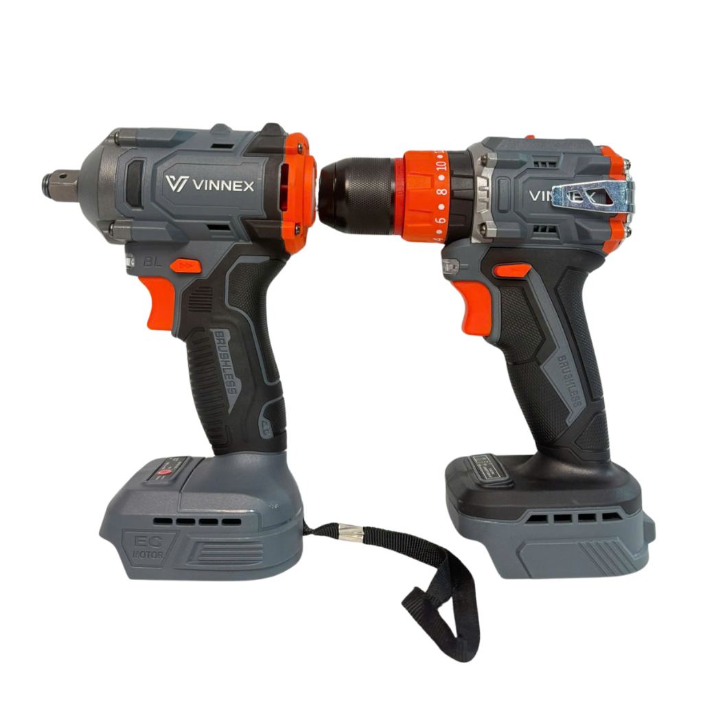Bộ Combo VINNEX Mài, KHoan, Siết Và Khoan Bê Tông VINNEX 1Pin 20cell Sạc - Động Cơ Không Chổi Than Lõi Đồng