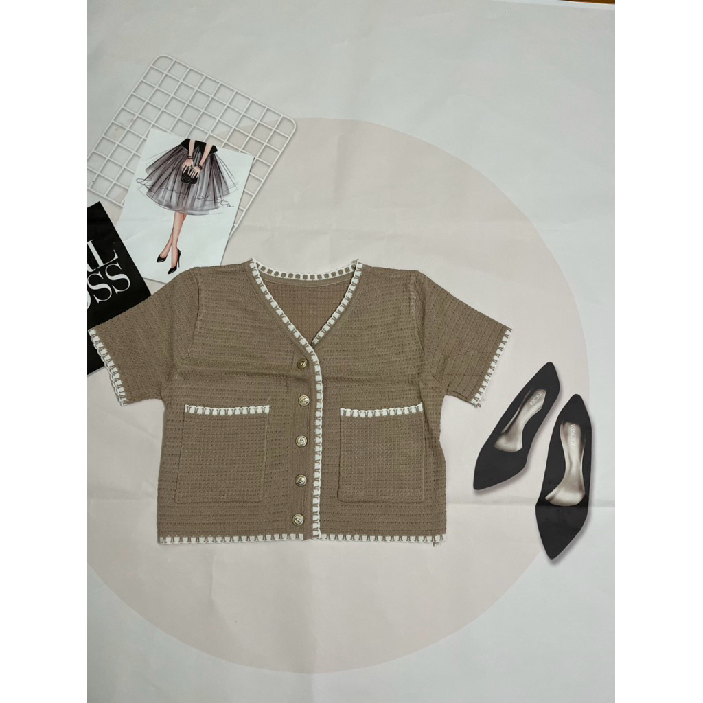 Áo len mongtogi QC,áo len dệt kim nữ hàng thanh lý hoạ tiết dễ thương size 45-55kg.