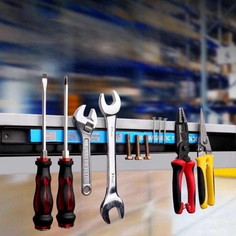 Thanh Nam Châm Chịu Lực Siêu Mạnh Gắn Tủ Kệ Treo Đồ Nghề Nhiều Kích Cỡ Có Từ Tính Vĩnh Cửu
