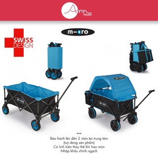Xe kéo dã ngoại - Xe kéo du lịch Micro Wagon - Gấp gọn nhanh - Thương hiệu Thuỵ Sĩ