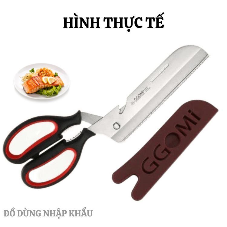 Kéo cắt gà 2in1 kéo nhà bếp chuyên dụng GI nhập từ Hàn Quốc