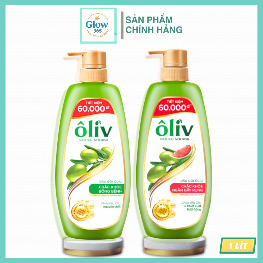 Dầu Gội Ôliu Chắc Khỏe Bồng Bềnh & Chắc Khỏe Ngăn Gãy Rụng 1 Lít
