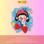 Bộ Hình In, Ủi Nhiệt Sticker Cartoon Girl 06 - CP8 PET Sticker