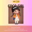 Bộ Hình In, Ủi Nhiệt Sticker Cartoon Girl 08 - CP8 PET Sticker