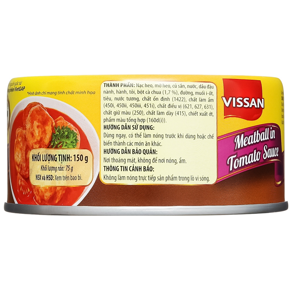 Xíu mại xốt cà Vissan hộp 150g