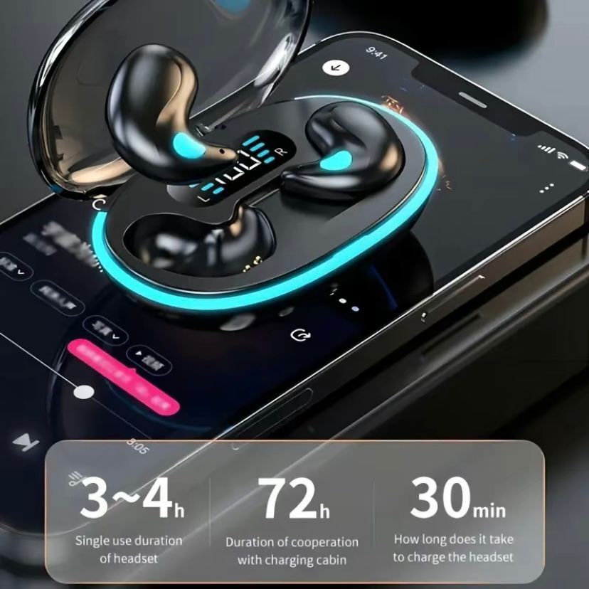 Tai nghe Bluetooth không dây, chống ồn, chống nước, gọi thoại rõ nét, chất lượng âm thanh HIFI