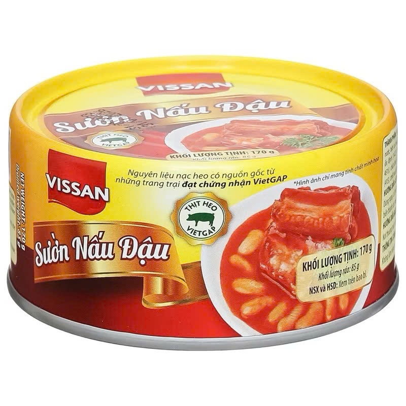 Sườn nấu đậu Vissan hộp 170g