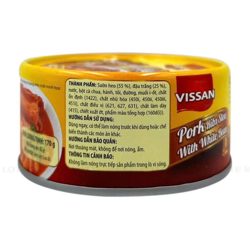 Sườn nấu đậu Vissan hộp 170g