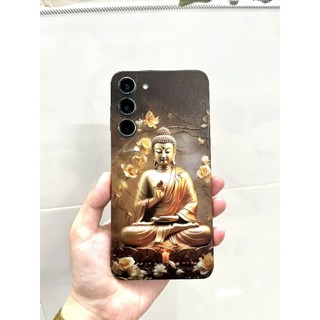 Miếng dán Skin mặt sau vân nổi hình Phật cho Điện Thoại