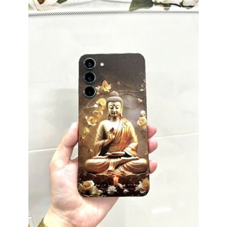 Miếng dán Skin mặt sau vân nổi hình Phật cho Điện Thoại