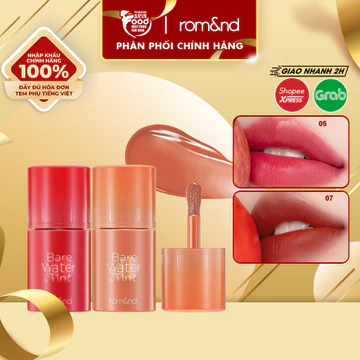 Son tint Romand lâu trôi, căng mọng Bare Water Tint 4.5g ThegioiSkinfood