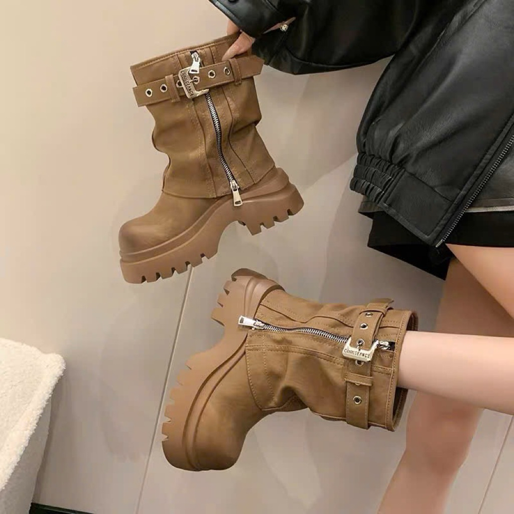 👢🩴👢BOOT kéo khoá