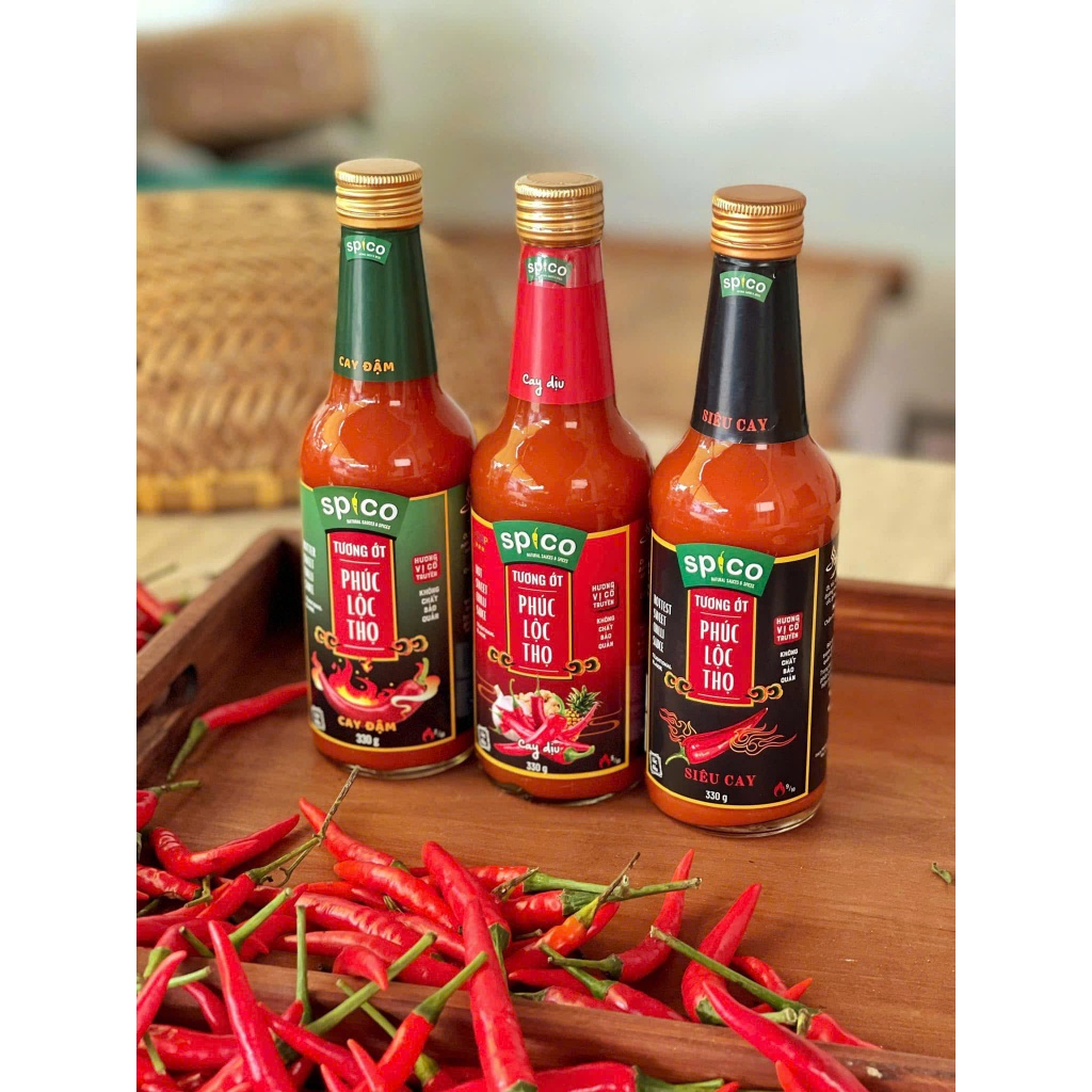 Tương Ớt Phúc Lộc Thọ SPICO Lên Men 48 Ngày Chili Sauce 330g