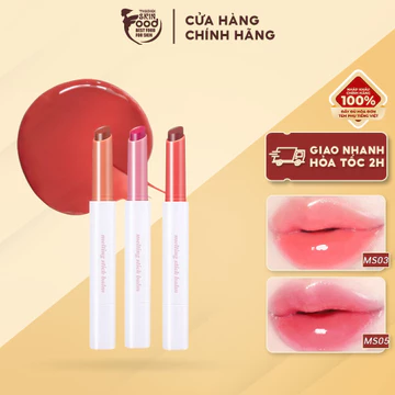 Son Dưỡng Có Màu, Ẩm Mịn, Căng Bóng Môi Merzy More Shine Melting Stick Balm 2g