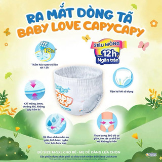 [3G CaPy size M/L/XL/XXL tặng 1 bình nước hoặc 1 bộ muỗng nĩa ]Tã Quần CAPYCAPY Chính HãngUnicharm ĐủSizeCho BéTừ M-5XL