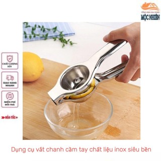Dụng cụ vắt chanh cầm tay, chất liệu inox cao cấp siêu bền, tiện dụng