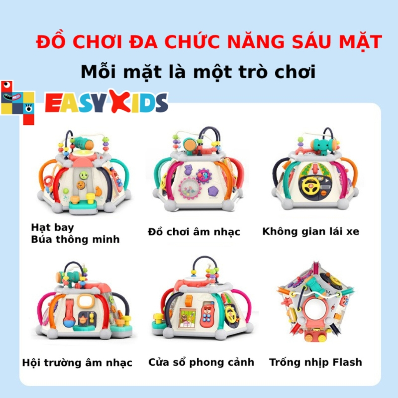 Đồ Chơi Cao Cấp Bận Rộn Montessori Cho Bé Trên 12 Tháng Tuổi