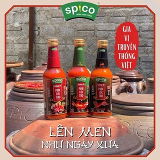 Tương Ớt SPICO lên men tự nhiên Sriracha Chilli Sauce/ Phúc Lộc Thọ/ Đình Hương Không chất bảo quản