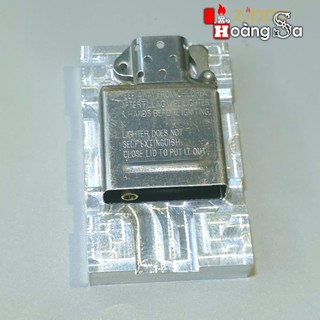 (hoả tốc ) Đế nhôm CNC tháo lắp ruột zippo