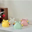 Sét 6 dĩa sứ ăn trái cây hình cua ngộ nghĩnh,dễ thương màu pastel