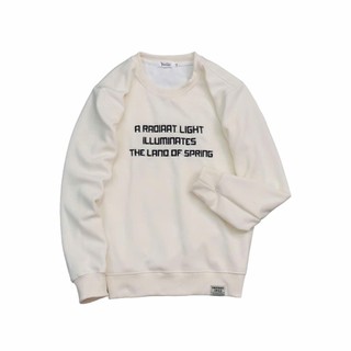 Áo Sweater Unisex Thêu Chữ Chất Vải Nỉ 2 Da Cao Cấp GUDOMAN S11 Áo Tay Dài Thu Đông 2025