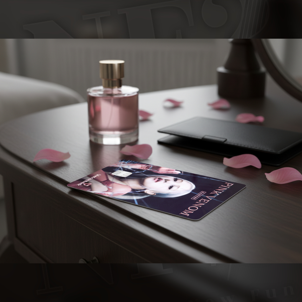 Miếng Dán Trang Trí  PINK VENOM - Decal Sticker Thẻ ATM (Thẻ Chung Cư, Thẻ Xe, Debit, Credit) NF2