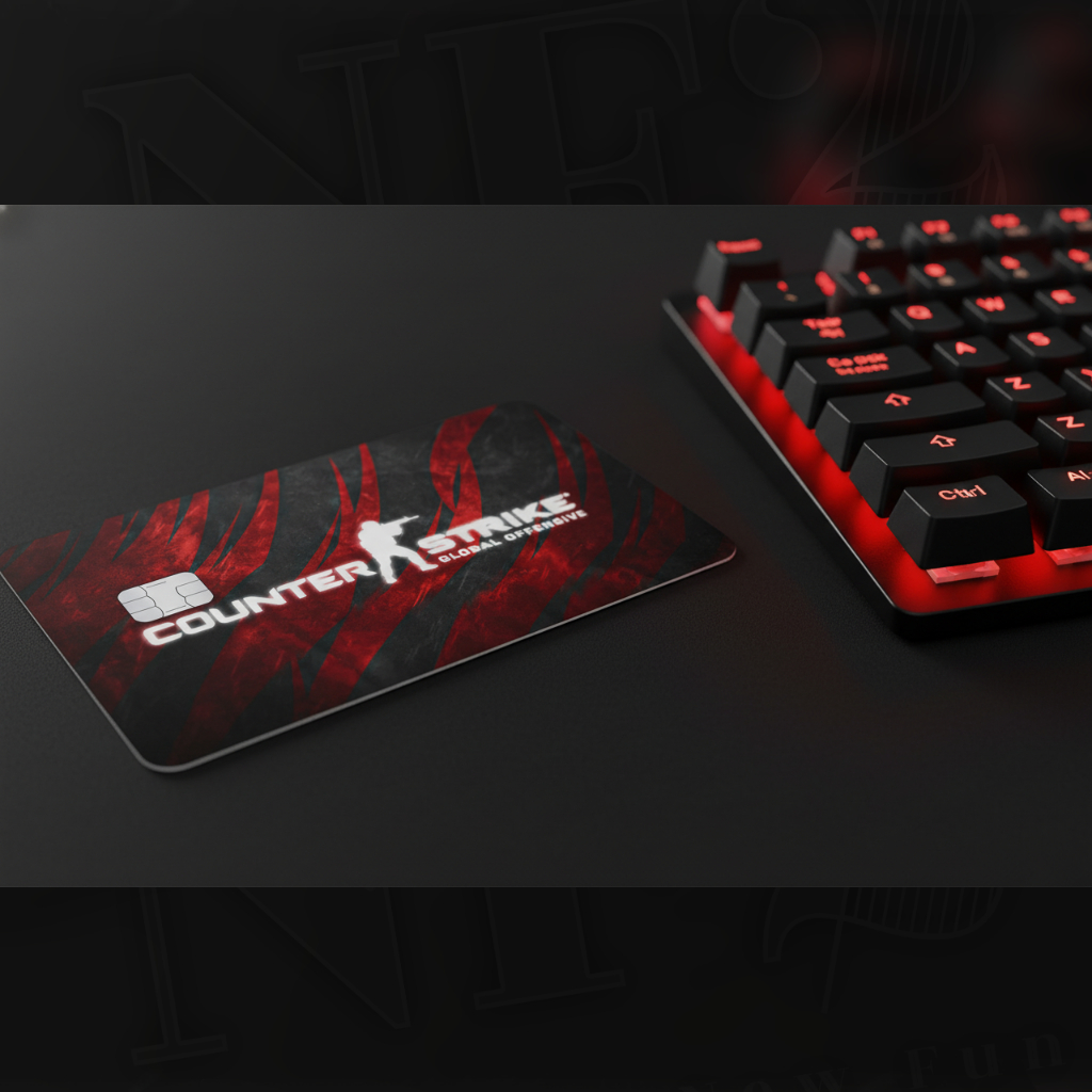 Miếng Dán Trang Trí LOGO TEAM CSGO - Decal Sticker Thẻ ATM (Thẻ Chung Cư, Thẻ Xe, Debit, Credit) NF2