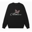 Áo Sweater nữ HappyTee - Mẫu Sweater Con bướm Alon LifeStyle dễ thương 4 màu chất Nỉ