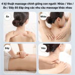 Đệm Ghế Massage Toàn Thân Tại Nhà – Đệm Mát Xa Cổ Vai Gáy, Thắt Lưng, Chườm Nóng Nhiệt Hồng Ngoại Thư Giãn HB25 — ảnh 8
