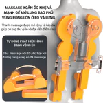 Đệm Ghế Massage Toàn Thân Tại Nhà – Đệm Mát Xa Cổ Vai Gáy, Thắt Lưng, Chườm Nóng Nhiệt Hồng Ngoại Thư Giãn HB25 — ảnh 6