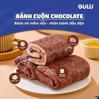 Bánh cuộn socola Nhân Kem Tươi choco Gulu Foods
