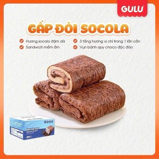 Bánh cuộn socola Nhân Kem Tươi choco Gulu Foods