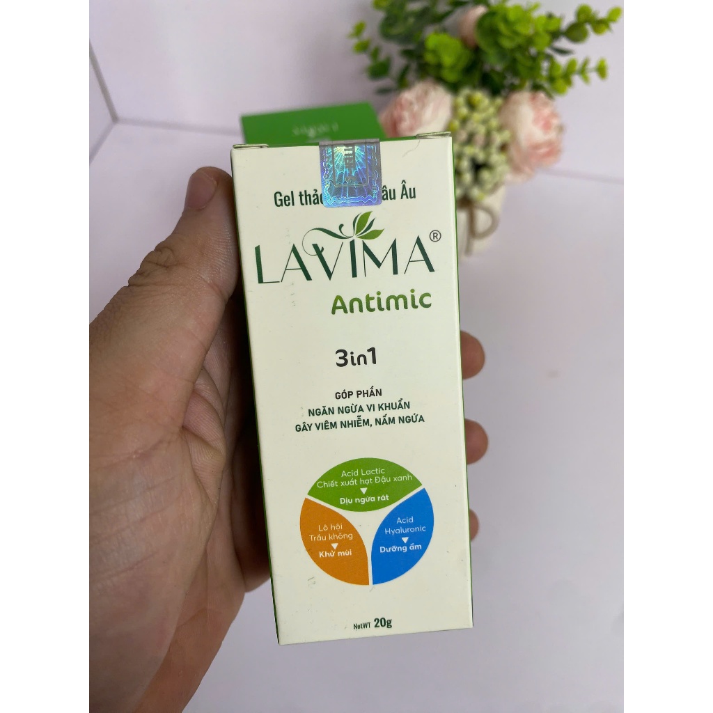 Combo sản phẩm LAVIMA 110g ( mẫu mới), Dung dịch vệ sinh Lavima 88g, Gel Phụ Khoa Nữ Lavima Antimic