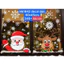Decal trang trí giáng sinh dán cửa kính Noel